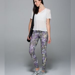 LULULEMON | Women's Iris Flower Multi Wunder Under Full On Luxtreme Pant